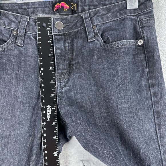 Forever 21 Skinny Jeans Womens Size 27 Low Rise Dark Wash Denim Stretch Blue - Picture 8 of 12